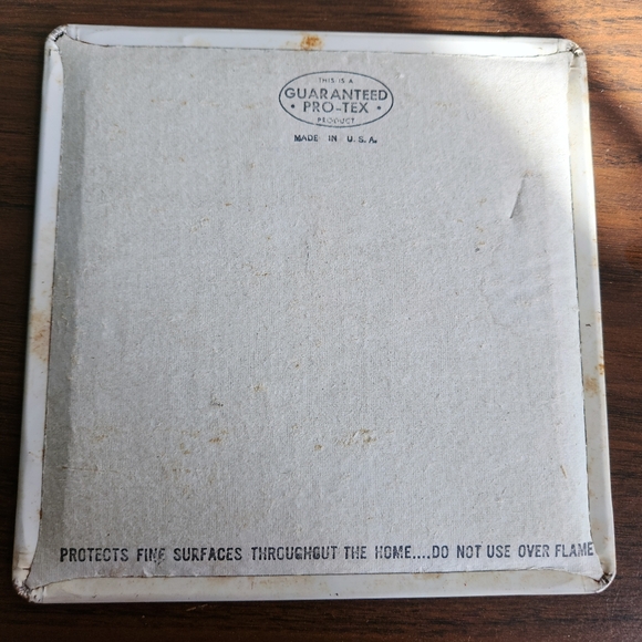 Vintage Hot Pad from Pro-tex, Table and Weights Measures. Great condition a - Picture 2 of 2